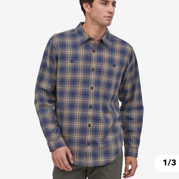 Patagonia Organic Cotton Plaid Long Sleeved Shirt - Picture 13 of 13